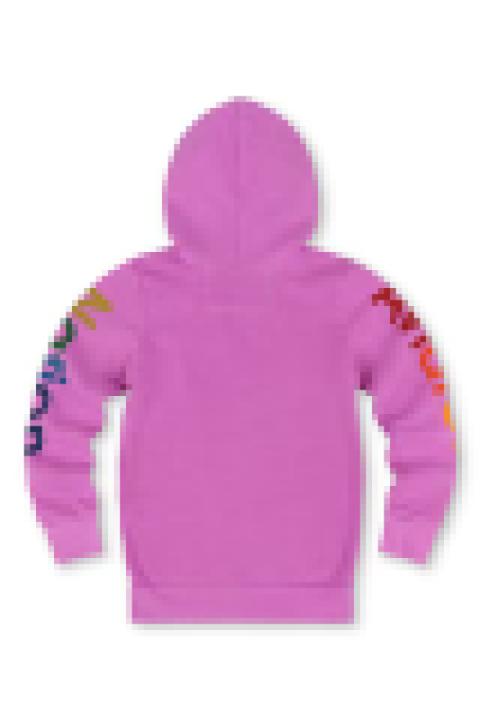 AVIATOR NATION  KID'S AVIATOR NATION ZIP HOODIE - NEON PURPLE