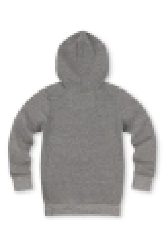 AVIATOR NATION KID'S SMILEY 2 PULLOVER HOODIE - HEATHER GREY