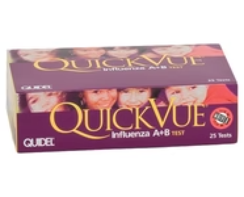 TIGERMEDICAL QUICKVUE INFLUENZA A+B TEST (25 TESTS/KIT)