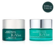 REVIVE SKINCARE THE RENEWAL CREAM DUO /MOISTURIZING RENEWAL CREAM & MOISTURIZING RENEWAL DAY CREAM