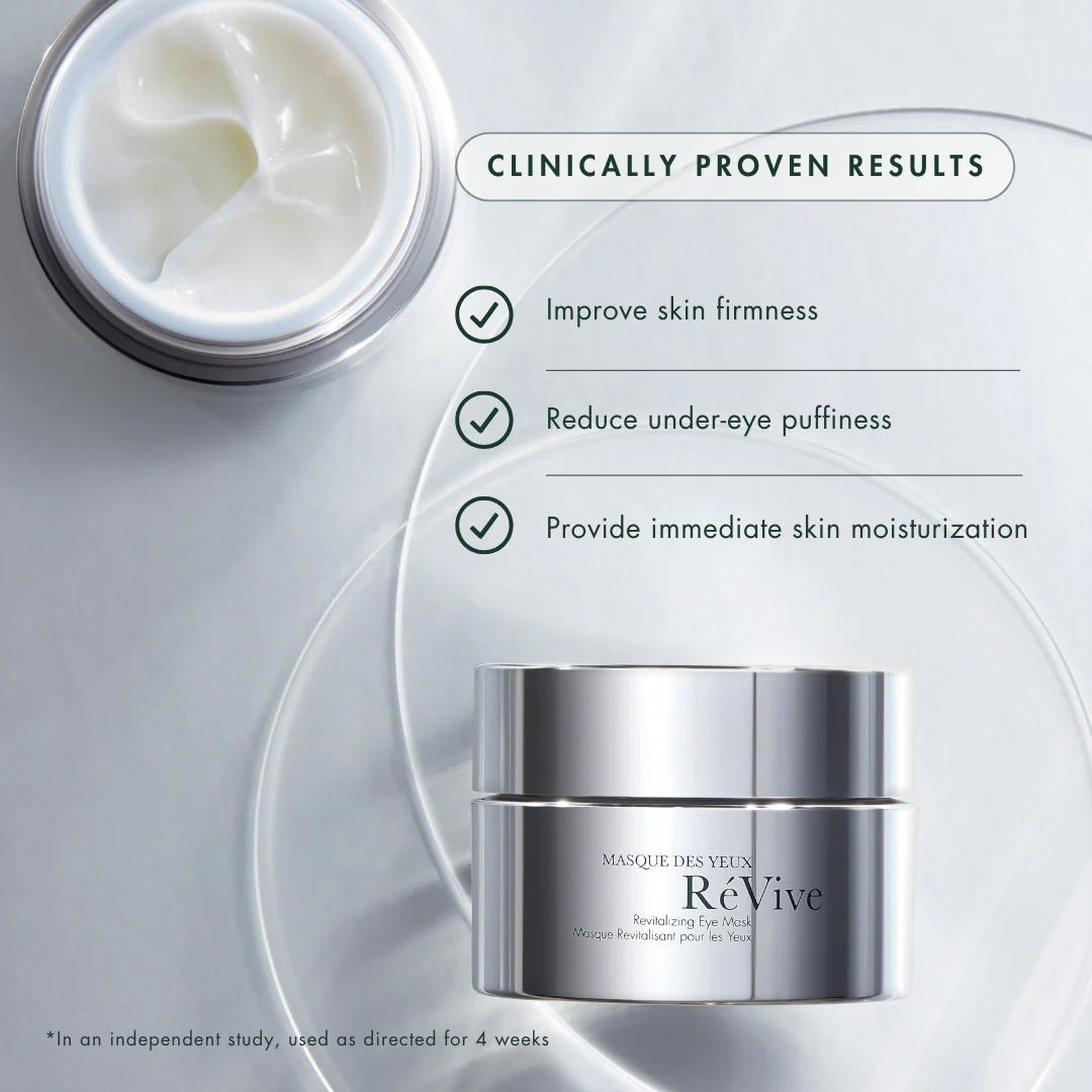 REVIVE SKINCARE MASQUE DES YEUX / REVITALIZING EYE MASK 30 ML / 30 G / POIDS NET WT. 1 OZ.
