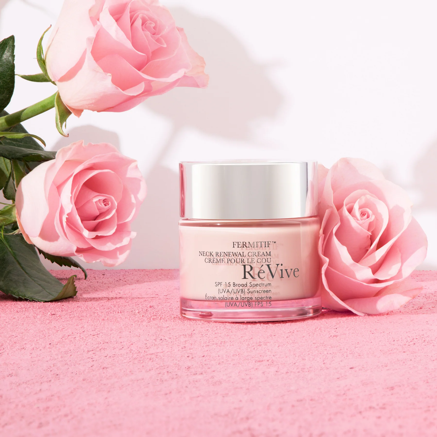REVIVE SKINCARE FERMITIF NECK RENEWAL CREAM / BROAD SPECTRUM SPF 15 SUNSCREEN 75 ML / 2.5 OZ NET WT