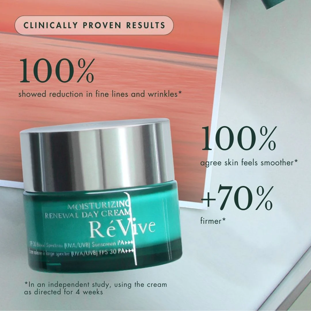 REVIVE SKINCARE MOISTURIZING RENEWAL DAY CREAM / SPF 30 BROAD SPECTRUM UVA & UVB SUNSCREEN 50 ML / 1.7 OZ.