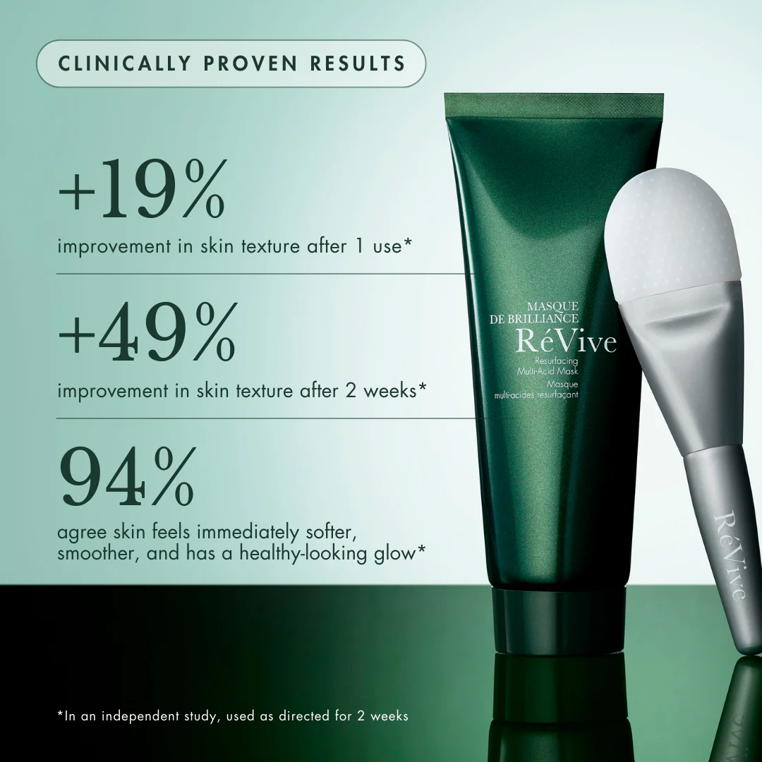 REVIVE SKINCARE MASQUE DE BRILLIANCE / RESURFACING MULTI-ACID MASK 73 ML / 2.4 OZ.