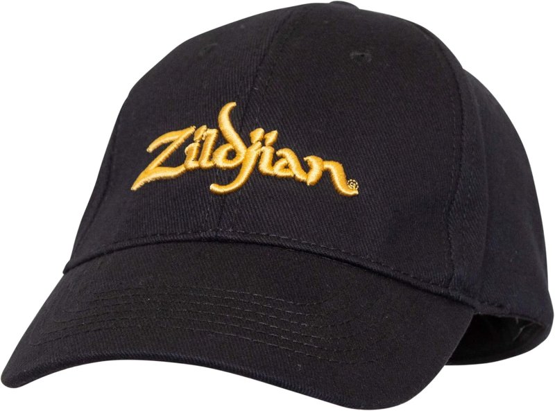 ZILDJIAN BLACK CLASSIC BASEBALL CAP ONE SIZE ADJUSTABLE HAT FOR MEN AND WOMEN