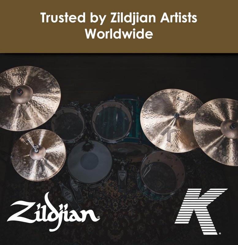 ZILDJIAN 10 K CUSTOM SPECIAL DRY SPLASH CYMBAL PROFESSIONAL DRUM ACCESSORY
