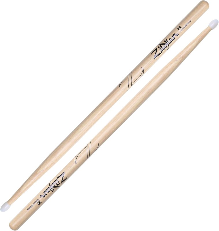ZILDJIAN 5B NYLON TIP DRUMSTICKS DURABLE, LIGHTWEIGHT DRUM STICKS FOR DRUMMERS