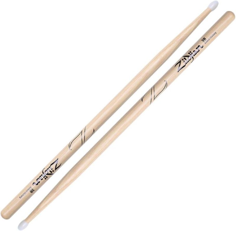 ZILDJIAN 5B NYLON TIP DRUMSTICKS DURABLE, LIGHTWEIGHT DRUM STICKS FOR DRUMMERS