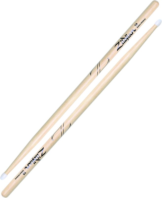 ZILDJIAN 5A NYLON TIP DRUMSTICKS DURABLE, LIGHTWEIGHT DRUM STICKS FOR ALL STYLES