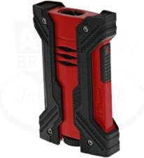 S.T. DUPONT DEFI XXTREME BLACK AND MATTE RED LUXURY LIGHTER HIGH PERFORMANCE DESIGN