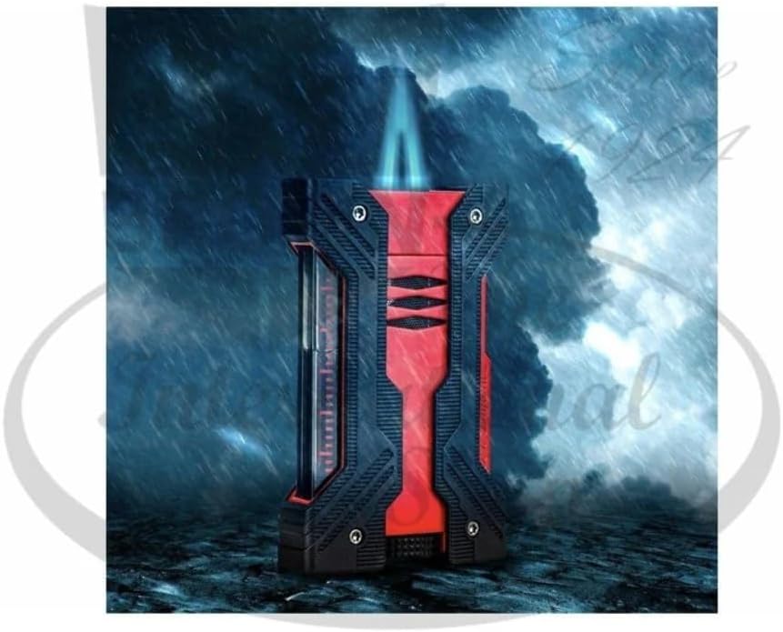 S.T. DUPONT DEFI XXTREME BLACK AND MATTE RED LUXURY LIGHTER HIGH PERFORMANCE DESIGN