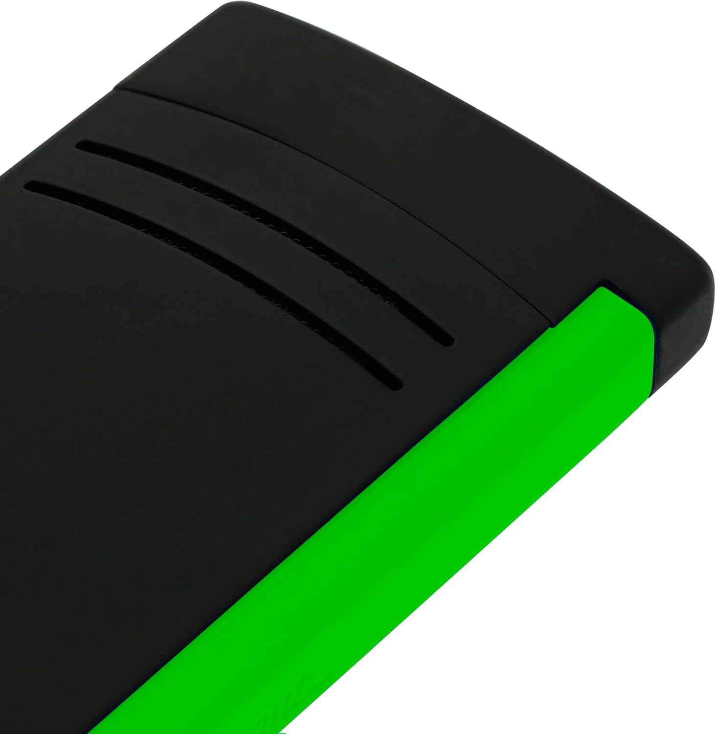 S.T. DUPONT MAXIJET FLUO VERT LIGHTER BLACK AND GREEN MODEL 020172 - PREMIUM DESIGN