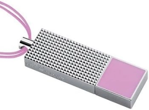ST DUPONT 2GB PINK LACQUER USB FLASH DRIVE KEY STYLISH PORTABLE DATA STORAGE DEVICE