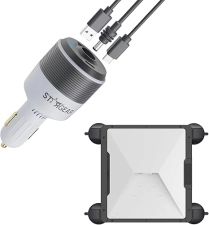 STARLINK MINI 3-IN-1 CAR ADAPTER,12V TO 24V DC STEP UP CONVERTER WITH DUAL USB PORTS, STARLINK MINI SUCTION CUP MOUNT, STARLINK MINI MOUNT WITH QUICK-RELEASE DESIGN AND STRONG GRIP