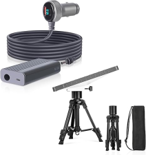 STARLINK MINI TRIPOD MOUNT WITH PIPE ADAPTER FOR STARLINK MINI CAR ADAPTER-12V~24V,STARLINK MINI CAR CHARGER 3 IN 1 FOR STARLINK MINI TRIPOD KIT FOR OUTDOOR CAMPING, TRAVELING, RV | FOR STARLINK