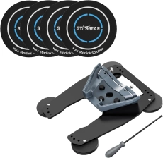 STARLINK MINI/GEN 3 MAGNETIC MOUNT PLATES, ADHESIVE METAL PLATE MAGNETIC PADS, STARLINK MINI MOUNT, 200LBS HEAVY DUTY STARLINK MINI MAGNETIC MOUNT WITH ADJUSTABLE MAGNETS INSTALLATION HOLES