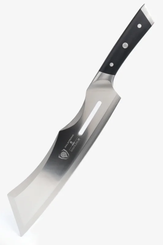 DALSTRONG 14" ANNIHILATOR MEAT CLEAVER WITH STAND + 8" CHEF'S KNIFE THE GLADIATOR BUNDLE
