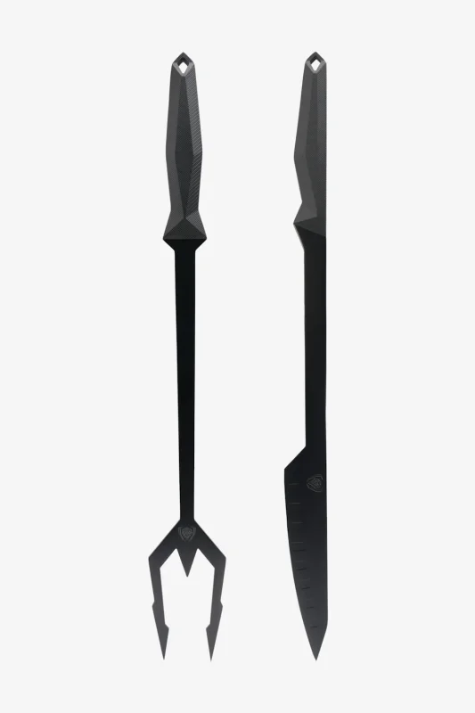 DALSTRONG SHADOW BLACK SERIES CARVING BBQ TRIDENT SET