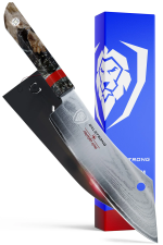 DALSTRONG FIRESTORM ALPHA SERIES CHEF & CLEAVER HYBRID KNIFE 8"
