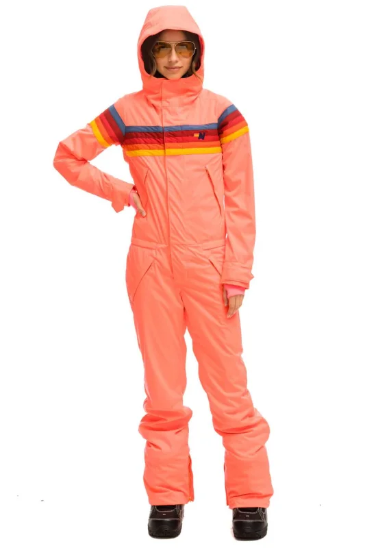 AVIATOR NATION WOMEN'S 3 LAYER POWDER SUIT - NEON FLAMINGO