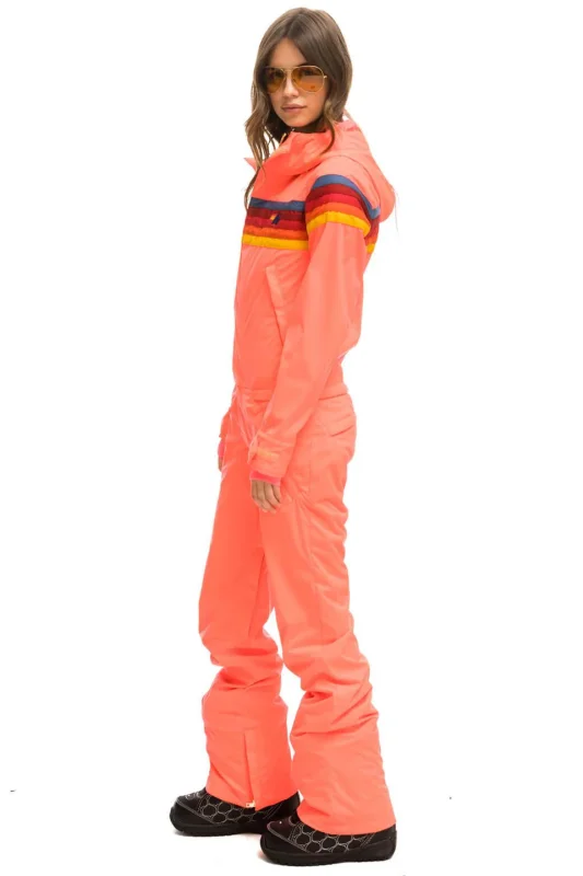 AVIATOR NATION WOMEN'S 3 LAYER POWDER SUIT - NEON FLAMINGO