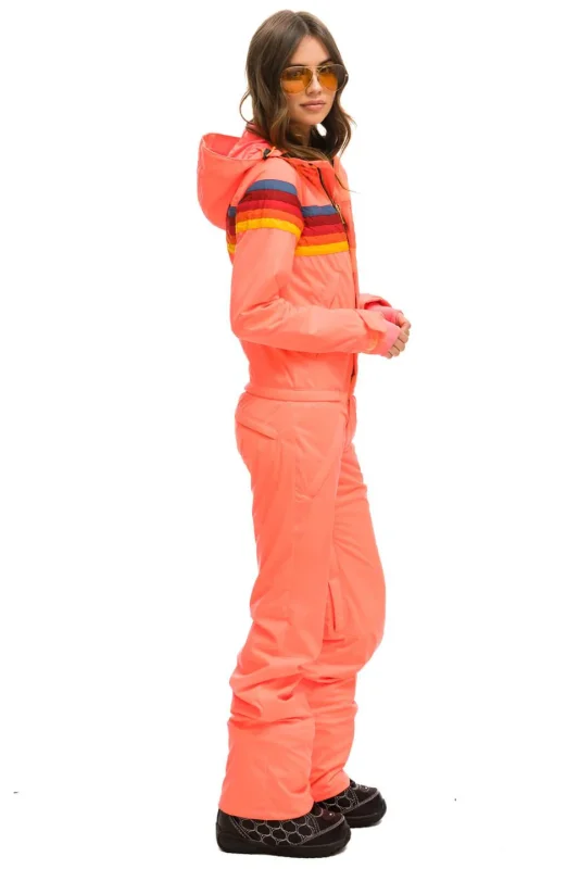 AVIATOR NATION WOMEN'S 3 LAYER POWDER SUIT - NEON FLAMINGO