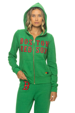AVIATOR NATION BOSTON RED SOX 2026 ZIP HOODIE - KELLY GREEN