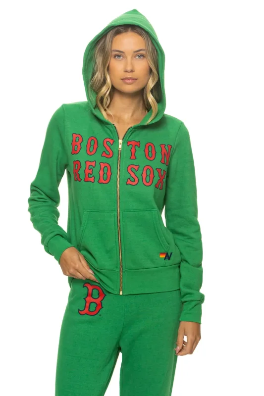 AVIATOR NATION BOSTON RED SOX 2026 ZIP HOODIE - KELLY GREEN