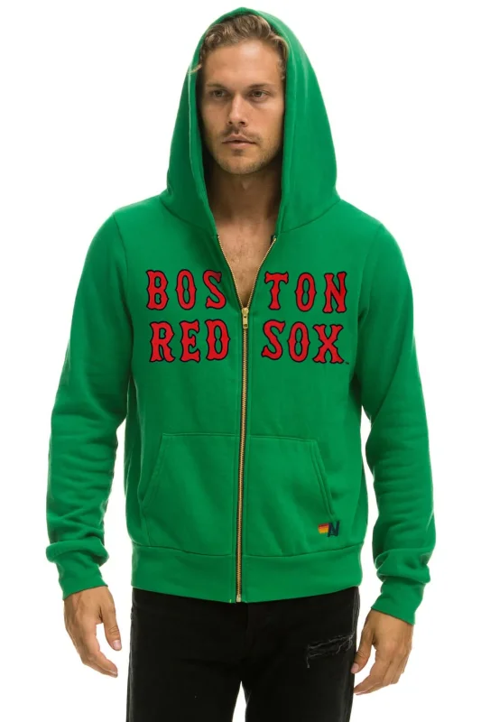 AVIATOR NATION BOSTON RED SOX 2026 ZIP HOODIE - KELLY GREEN