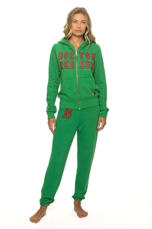 AVIATOR NATION BOSTON RED SOX 2026 ZIP HOODIE - KELLY GREEN