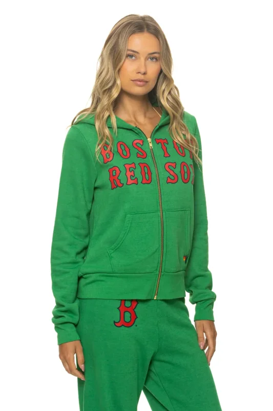 AVIATOR NATION BOSTON RED SOX 2026 ZIP HOODIE - KELLY GREEN