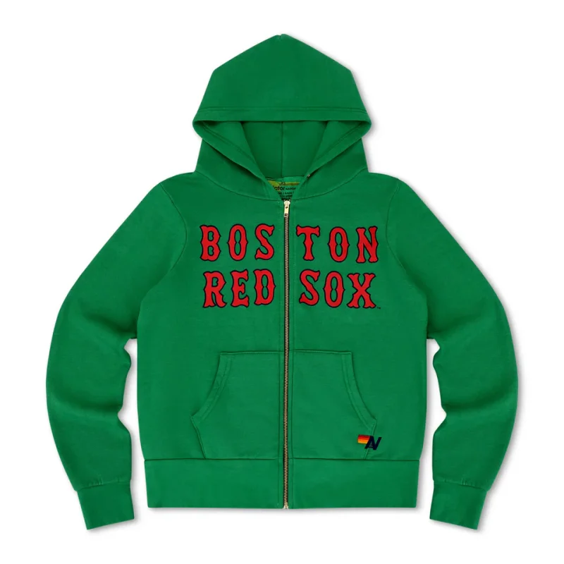 AVIATOR NATION BOSTON RED SOX 2026 ZIP HOODIE - KELLY GREEN