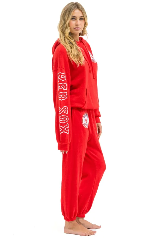 AVIATOR NATION RED SOX UNISEX SWEATPANTS - RED