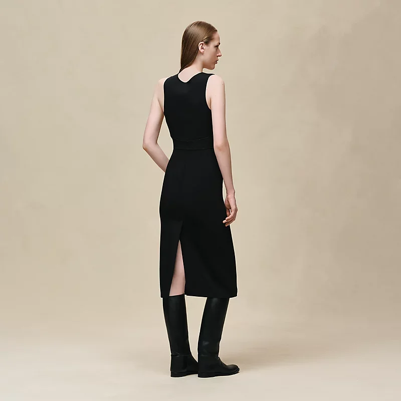 HERMES EQUESTRIAN DRESS NOIR