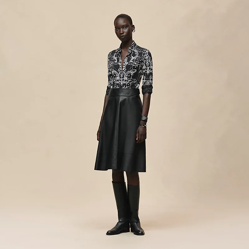 HERMES FERRONNERIE REMIX" FITTED SHIRT NOIR