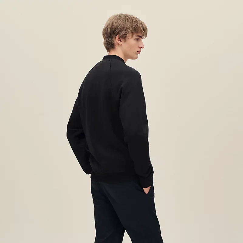 HERMES C.D.S. VARSITY JACKET NOIR