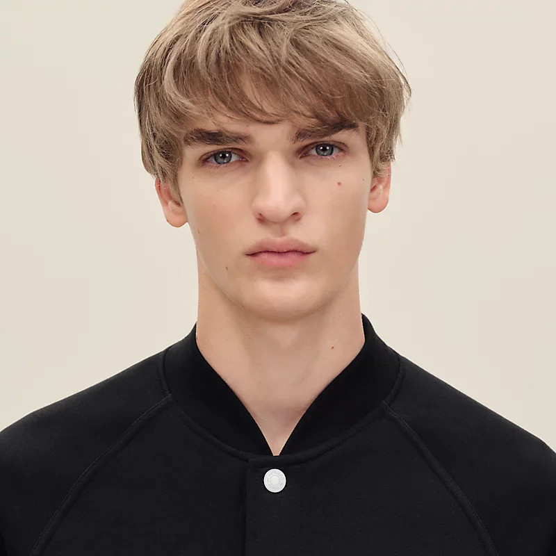 HERMES C.D.S. VARSITY JACKET NOIR