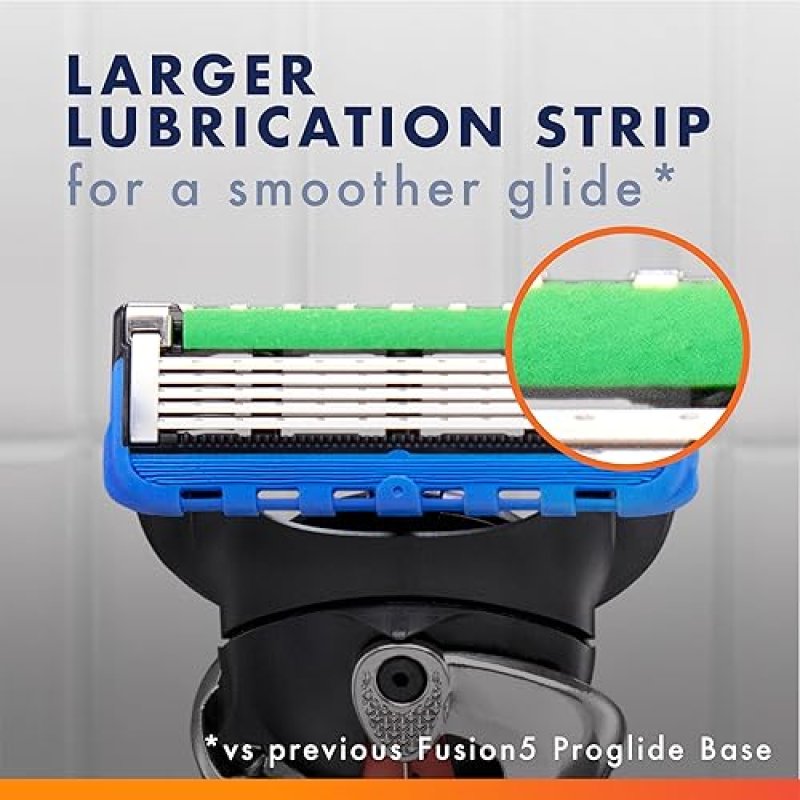 GILLETTE FUSION5 PROGLIDE RAZOR BLADE REFILLS FOR MEN 5 COUNT REPLACEMENT BLADES