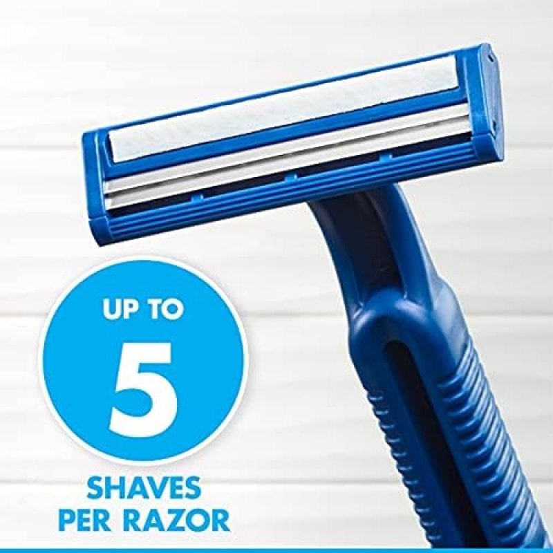 GILLETTE SENSOR2 MENS DISPOSABLE RAZORS, 18 COUNT, WATER-ACTIVATED LUBRASTRIP FOR SMOOTH SHAVE