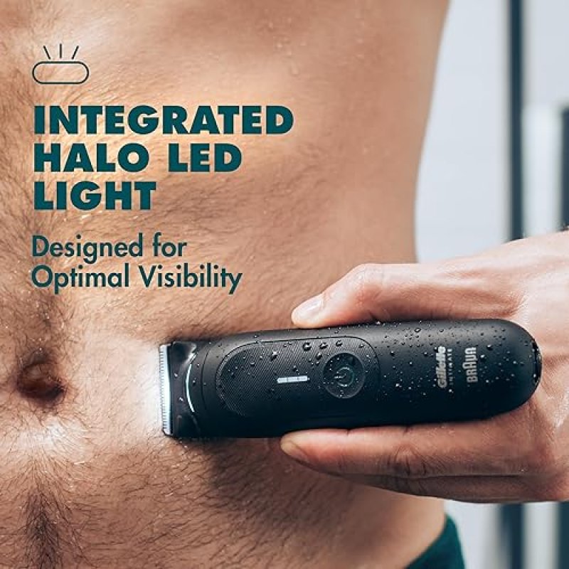 GILLETTE I7 WATERPROOF MEN S PUBIC HAIR TRIMMER WITH LED PREMIUM BODY GROOMER FOR MANSCAPING