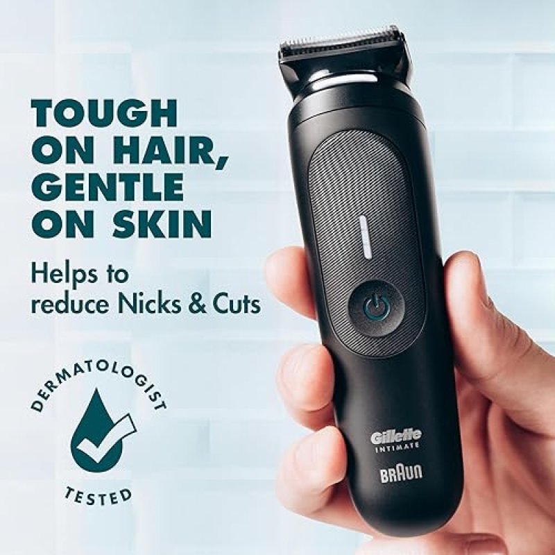 GILLETTE I7 WATERPROOF MEN S PUBIC HAIR TRIMMER WITH LED PREMIUM BODY GROOMER FOR MANSCAPING