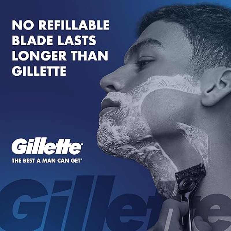 GILLETTE LABS HEATED RAZOR FOR MEN STARTER KIT WITH 1 HANDLE, 2 BLADES CHARGING DOCK