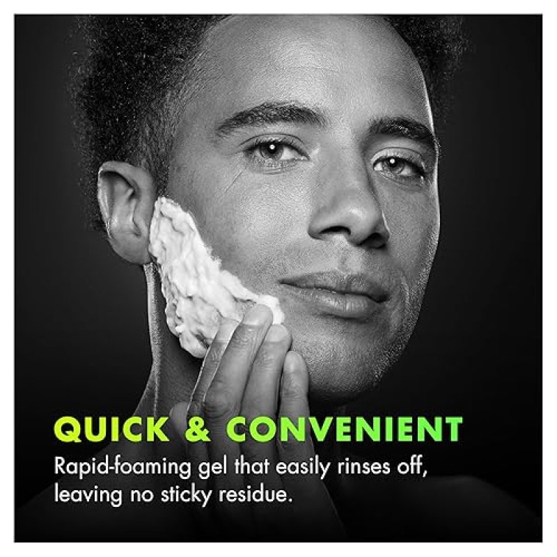 GILLETTE LABS RAPID FOAMING SHAVE GEL FOR MEN 7OZ, PACK OF 2 SMOOTH SHAVING CREAM