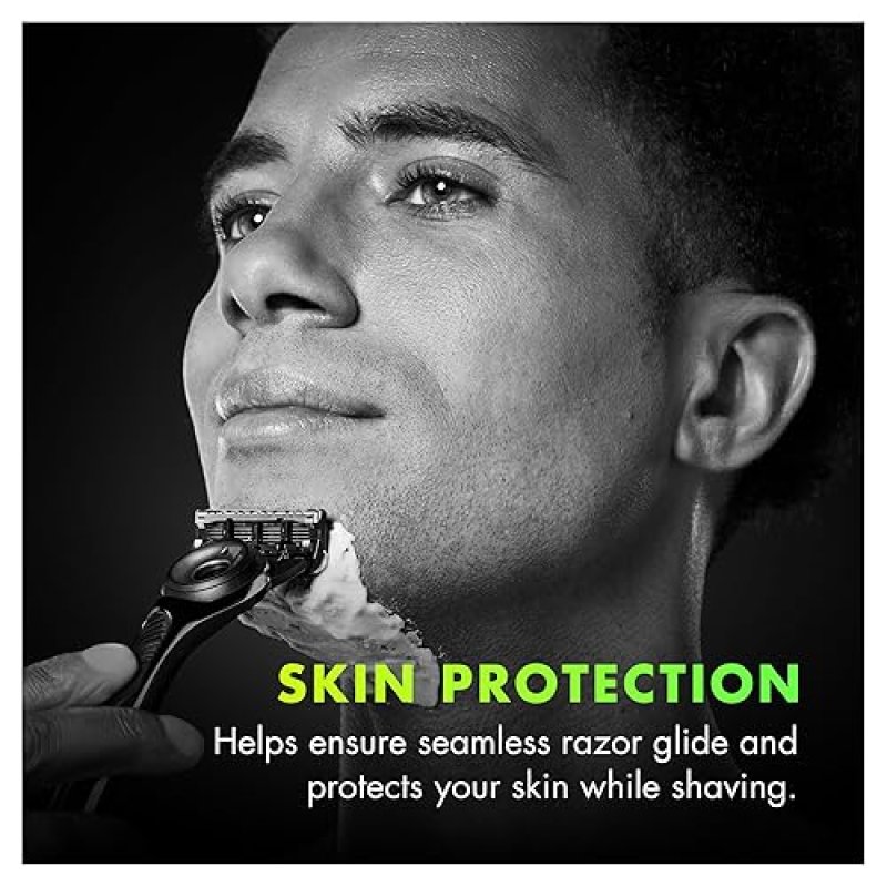 GILLETTE LABS RAPID FOAMING SHAVE GEL FOR MEN 7OZ, PACK OF 2 SMOOTH SHAVING CREAM
