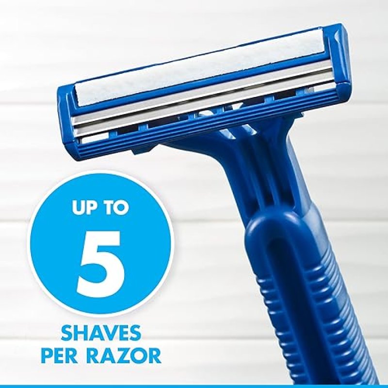 GILLETTE SENSOR2 MENS DISPOSABLE RAZORS WITH PIVOTING HEAD, 25 COUNT PACK
