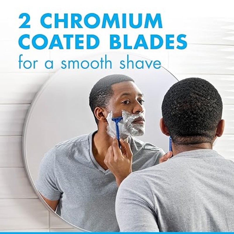 GILLETTE SENSOR2 MENS DISPOSABLE RAZORS WITH PIVOTING HEAD, 25 COUNT PACK