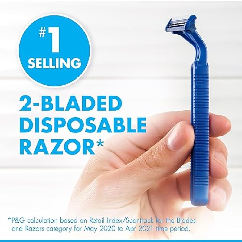 GILLETTE SENSOR2 MENS DISPOSABLE RAZORS WITH PIVOTING HEAD, 25 COUNT PACK