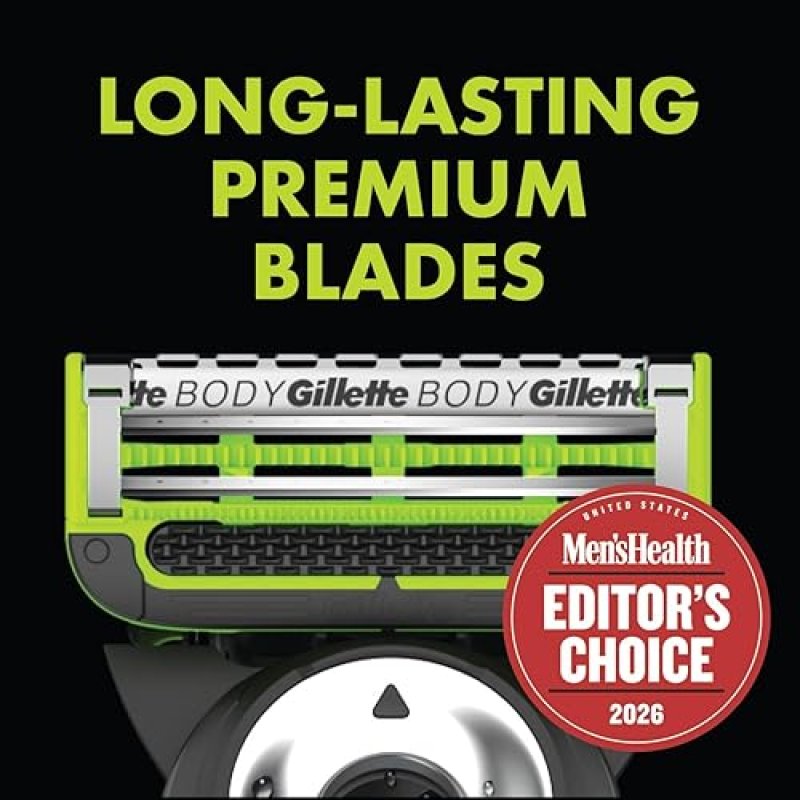 GILLETTE LABS RAZOR DUO PACK WITH FACE RAZOR, BODY INTIMATE RAZOR, AND 2 BLADE REFILLS