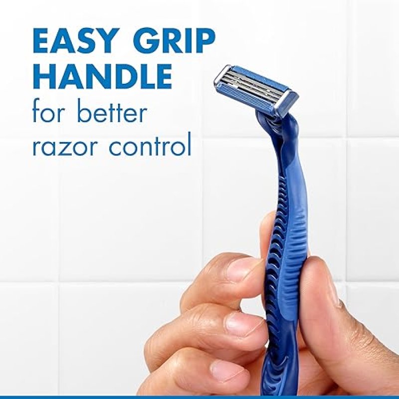 GILLETTE SENSOR3 SMOOTH SHAVE DISPOSABLE RAZOR PACK OF 4 COMFORTABLE CLOSE SHAVING