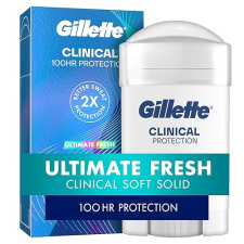 GILLETTE CLINICAL ANTIPERSPIRANT FOR MEN, 100HR SWEAT ODOR PROTECTION, SOFT SOLID 2.6 OZ
